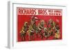 Richards Bros. Wild Animal Shows Poster-null-Framed Giclee Print