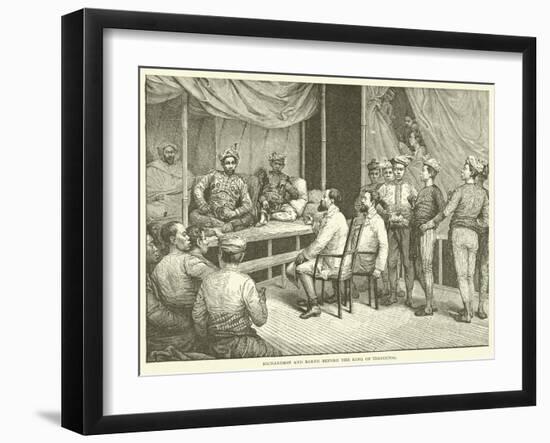 Richardson and Barth before the King of Timbuctoo-null-Framed Giclee Print