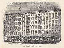 St. Nicholas Hotel New York-Richardson & Cox-Framed Art Print