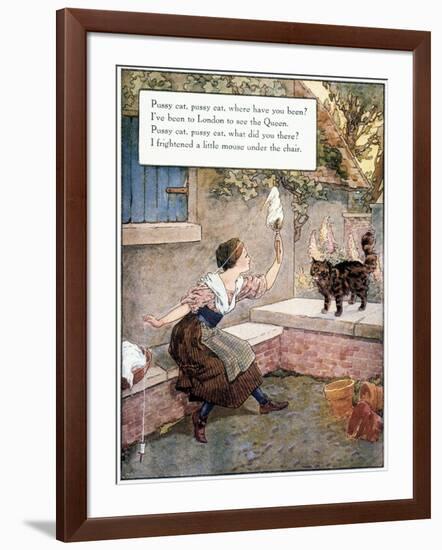 Richardson: Pussy Cat-Frederick Richardson-Framed Giclee Print