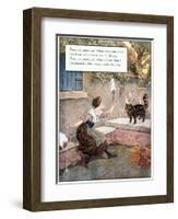 Richardson: Pussy Cat-Frederick Richardson-Framed Giclee Print