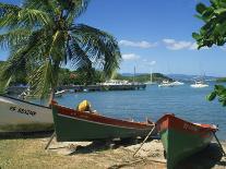 Fishing Boats Pulled Up onto the Beach at Trois Ilets Harbour, Martinique, West Indies-Richardson Rolf-Photographic Print