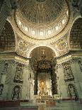 Interior of St.Peter's Basilica, the Vatican, Rome, Lazio, Italy, Europe-Richardson Rolf-Photographic Print