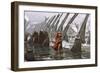 Richelieu Besieges la Rochelle-Henri Motte-Framed Photographic Print