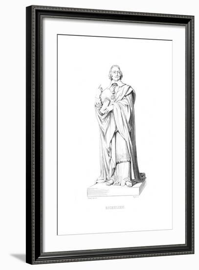 Richelieu Statue-null-Framed Giclee Print