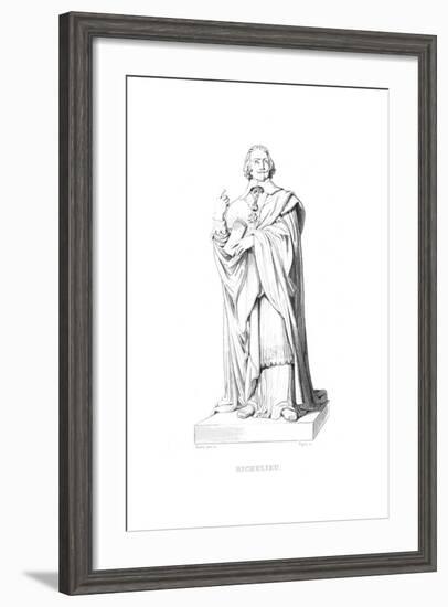 Richelieu Statue-null-Framed Giclee Print