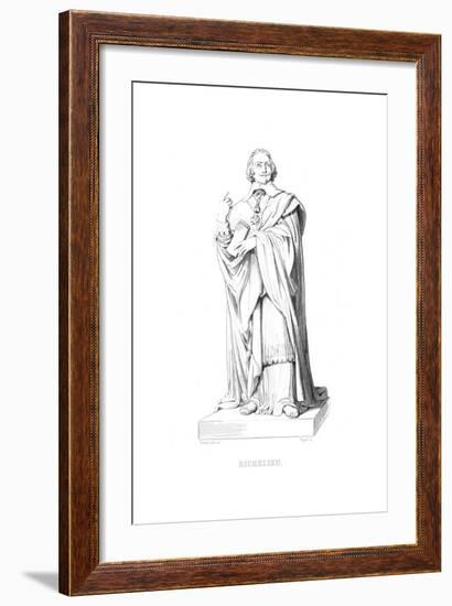 Richelieu Statue-null-Framed Giclee Print