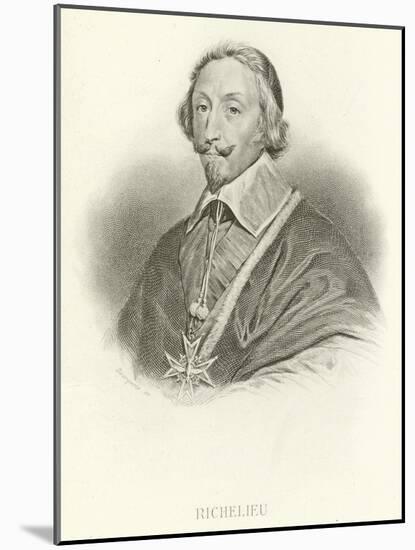 Richelieu-Alphonse Marie de Neuville-Mounted Giclee Print