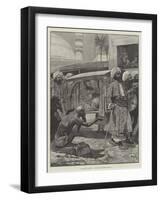 Riches and Poverty, a Sketch in an Indian Bazaar-Richard Caton Woodville II-Framed Giclee Print