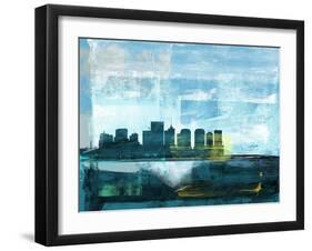 Richmond Abstract Skyline II-Emma Moore-Framed Art Print