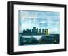 Richmond Abstract Skyline II-Emma Moore-Framed Art Print