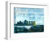 Richmond Abstract Skyline II-Emma Moore-Framed Art Print