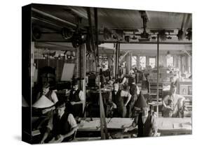 Richmond Backus Co. Print Shop, Detroit, Mich.-null-Stretched Canvas