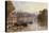 Richmond Bridge, 19th Century-Myles Birket Foster-Stretched Canvas