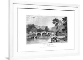 Richmond Bridge, London, 1829-J Rogers-Framed Giclee Print