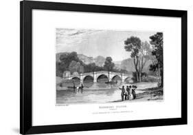 Richmond Bridge, London, 1829-J Rogers-Framed Giclee Print