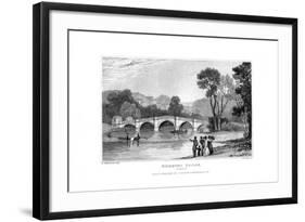 Richmond Bridge, London, 1829-J Rogers-Framed Giclee Print