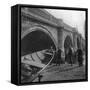 Richmond Bridge, London, Early 20th Century-null-Framed Stretched Canvas