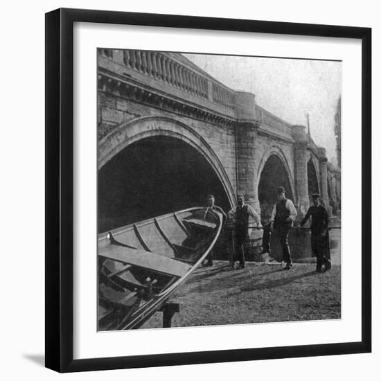 Richmond Bridge, London, Early 20th Century-null-Framed Photographic Print