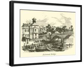 Richmond Bridge-null-Framed Giclee Print