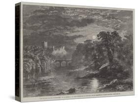 Richmond Castle, Yorkshire-George Haydock Dodgson-Stretched Canvas