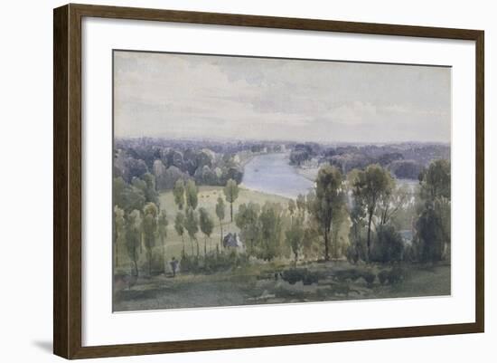 Richmond Hill, 1830-Anthony Vandyke Copley Fielding-Framed Giclee Print