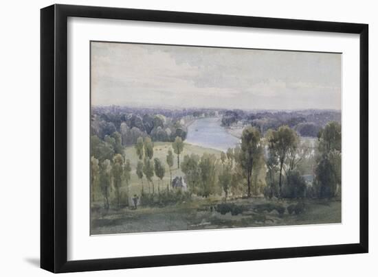 Richmond Hill, 1830-Anthony Vandyke Copley Fielding-Framed Giclee Print