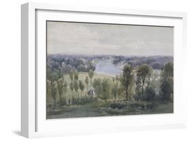 Richmond Hill, 1830-Anthony Vandyke Copley Fielding-Framed Giclee Print