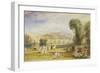 Richmond Hill and Bridge, Surrey, C.1831-J. M. W. Turner-Framed Giclee Print