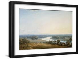 Richmond Hill, Surrey, 1834-John Varley-Framed Giclee Print