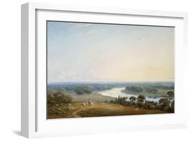 Richmond Hill, Surrey, 1834-John Varley-Framed Giclee Print