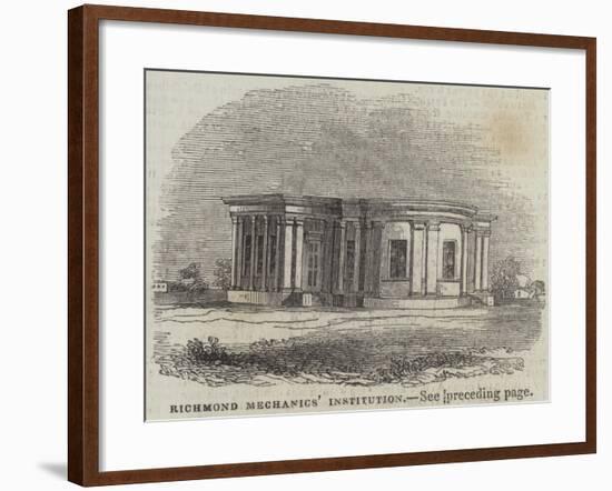 Richmond Mechanics' Institution-null-Framed Giclee Print