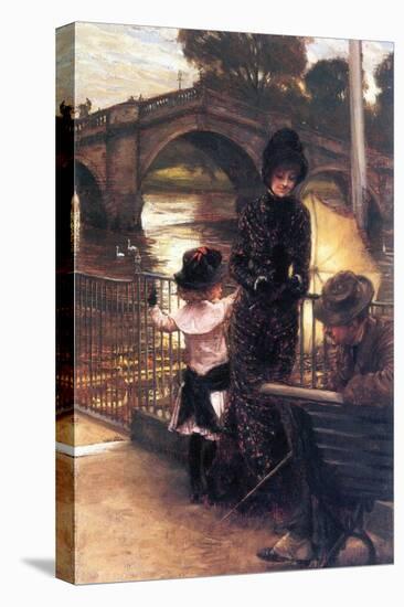 Richmond on the Thames-James Tissot-Stretched Canvas