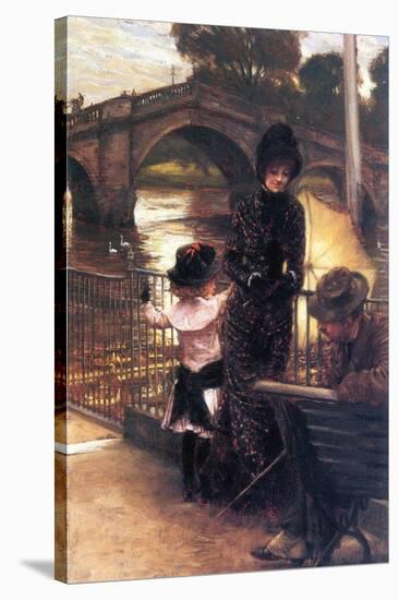 Richmond on the Thames-James Tissot-Stretched Canvas