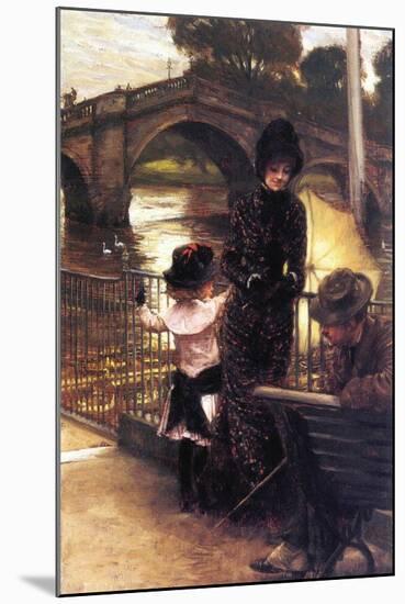 Richmond On The Thames-James Tissot-Mounted Art Print