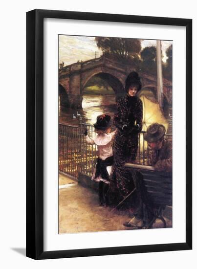 Richmond On The Thames-James Tissot-Framed Art Print