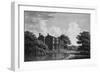 Richmond Park Lodge, Surrey-G Barret-Framed Art Print