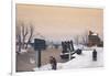 Richmond Riverside under Snow, 1947-Bettina Shaw-Lawrence-Framed Giclee Print