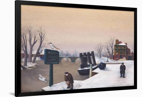 Richmond Riverside under Snow, 1947-Bettina Shaw-Lawrence-Framed Giclee Print