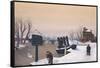 Richmond Riverside under Snow, 1947-Bettina Shaw-Lawrence-Framed Stretched Canvas
