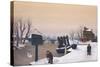 Richmond Riverside under Snow, 1947-Bettina Shaw-Lawrence-Stretched Canvas