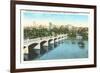 Richmond Skyline, James River, Virginia-null-Framed Art Print