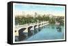 Richmond Skyline, James River, Virginia-null-Framed Stretched Canvas