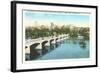 Richmond Skyline, James River, Virginia-null-Framed Art Print