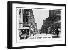 Richmond Street, London, Southwestern Ontario, Canada, C1920s-null-Framed Giclee Print