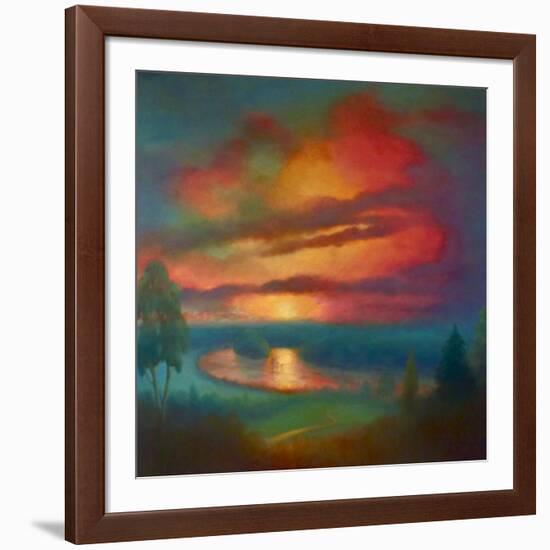 Richmond Sunglow,-Lee Campbell-Framed Giclee Print