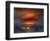 Richmond Sunset, 2020, (oil on canvas)-Lee Campbell-Framed Giclee Print