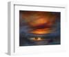 Richmond Sunset, 2020, (oil on canvas)-Lee Campbell-Framed Giclee Print