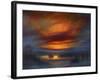 Richmond Sunset, 2020, (oil on canvas)-Lee Campbell-Framed Giclee Print