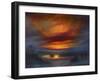 Richmond Sunset, 2020, (oil on canvas)-Lee Campbell-Framed Giclee Print